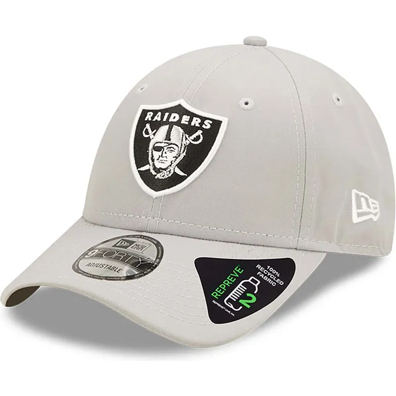 shapka-izvita-siv-reguliruem-9forty-repreve-na-las-vegas-raiders-nfl-ot-new-era
