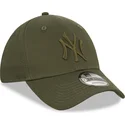 shapka-izvita-zelena-snapbek-9forty-league-essential-na-new-york-yankees-mlb-ot-new-era