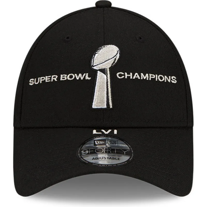 shapka-izvita-cherna-snapbek-9forty-parade-super-bowl-champions-lvi-2022-na-los-angeles-rams-nfl-ot-new-era