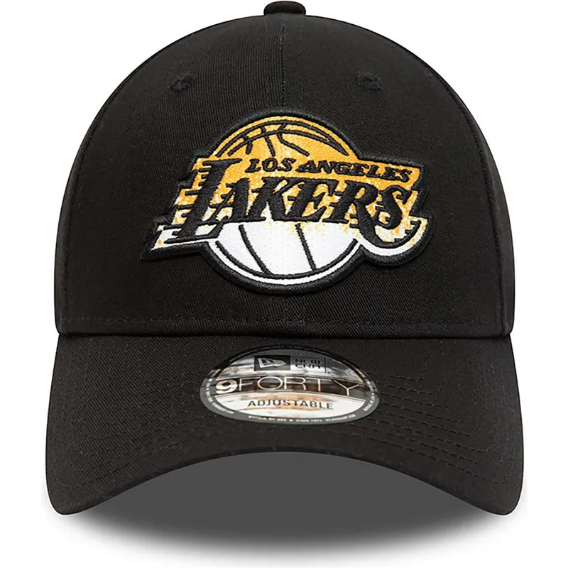 shapka-izvita-cherna-reguliruem-9forty-gradient-infill-na-los-angeles-lakers-nba-ot-new-era