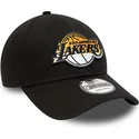 shapka-izvita-cherna-reguliruem-9forty-gradient-infill-na-los-angeles-lakers-nba-ot-new-era