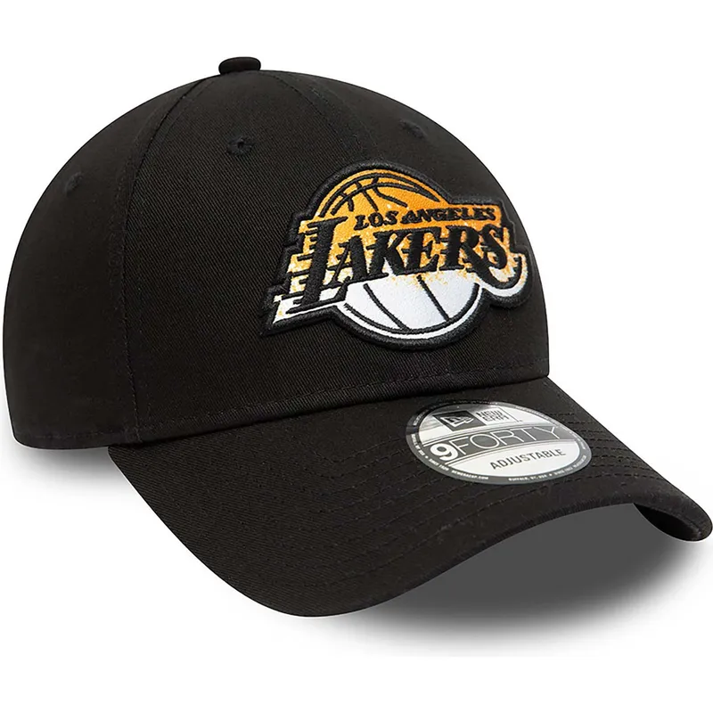 shapka-izvita-cherna-reguliruem-9forty-gradient-infill-na-los-angeles-lakers-nba-ot-new-era