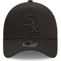 new-era-black-logo-a-frame-tonal-mesh-chicago-white-sox-mlb-black-trucker-hat