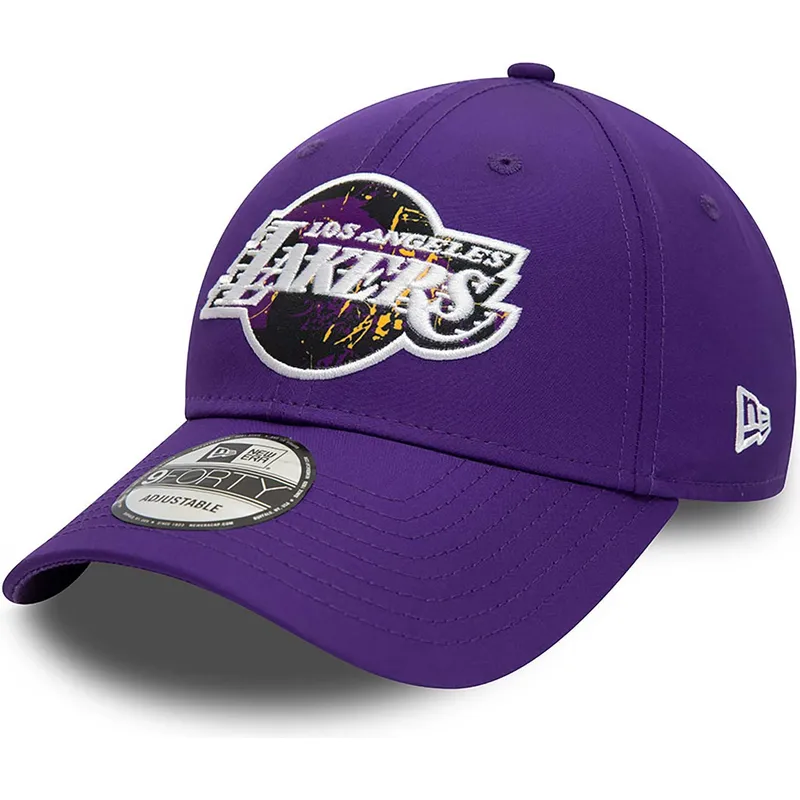 shapka-izvita-violetka-reguliruem-9forty-print-infill-na-los-angeles-lakers-nba-ot-new-era