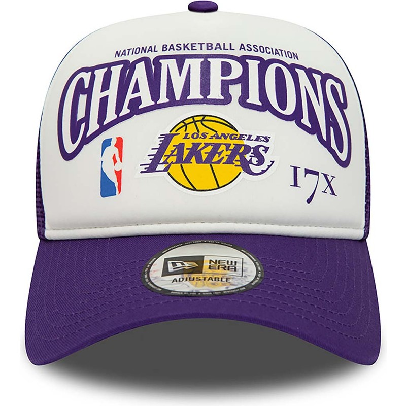 new-era-a-frame-league-champions-los-angeles-lakers-nba-purple-and-white-trucker-hat