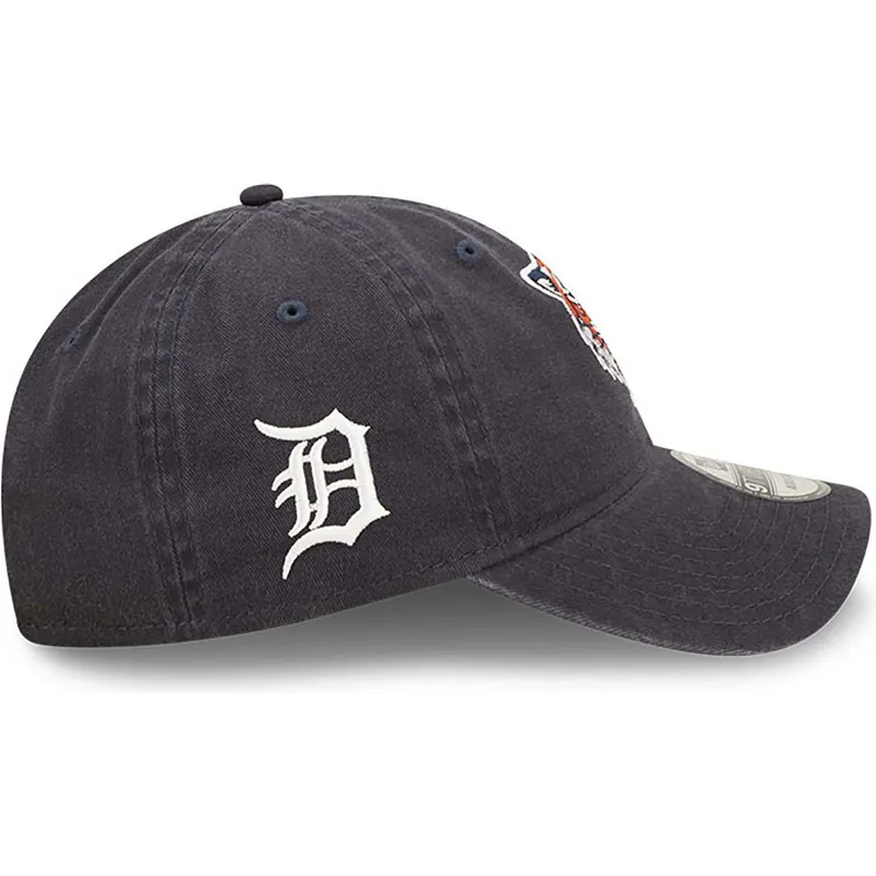 shapka-izvita-tmnosin-reguliruem-9twenty-team-patch-na-detroit-tigers-mlb-ot-new-era