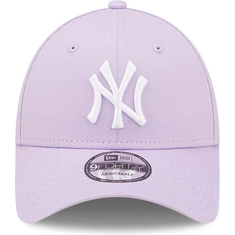shapka-izvita-violetka-adjustable-strap-9forty-league-essential-na-new-york-yankees-mlb-ot-new-era