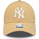 gorra-curva-beige-ajustable-para-mujer-9forty-jersey-de-new-york-yankees-mlb-de-new-era