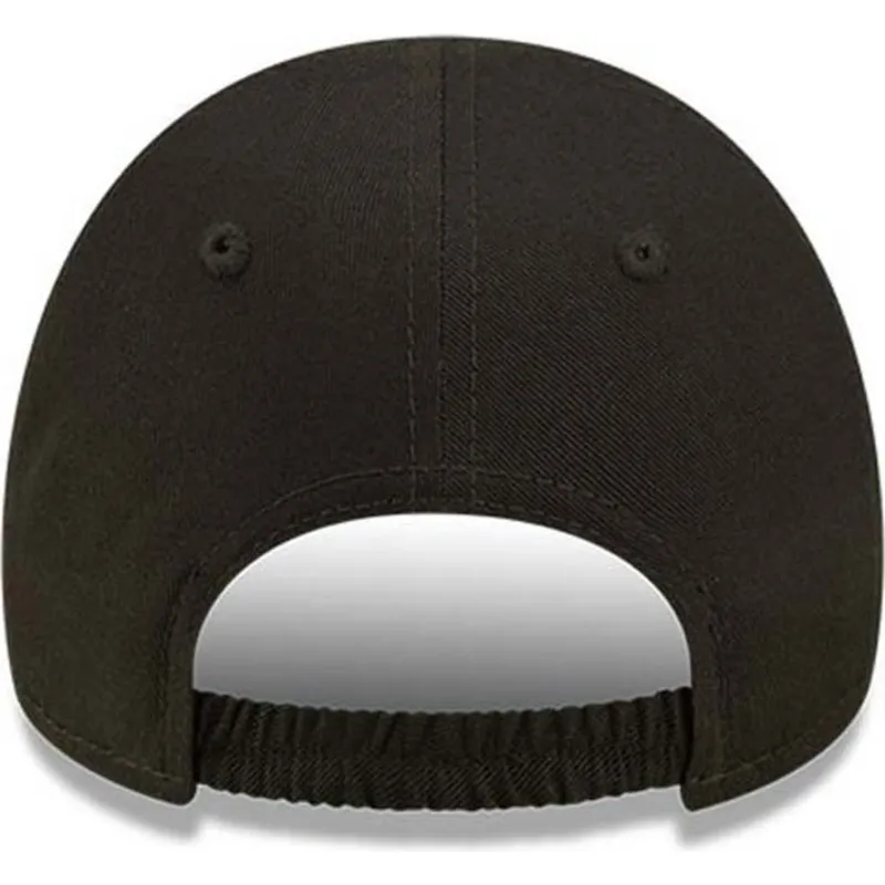 shapka-izvita-cherna-reguliruem-za-deca-9forty-league-essential-na-new-york-yankees-mlb-ot-new-era