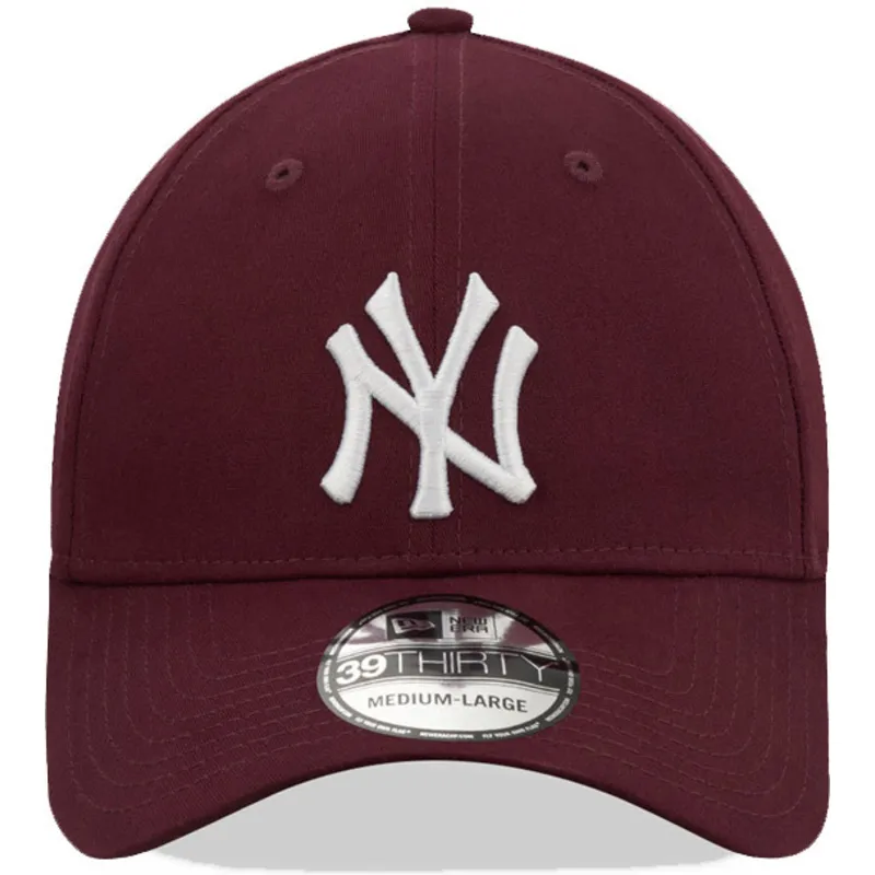 shapka-izvita-chervena-prilepnala-39thirty-league-essential-na-new-york-yankees-mlb-ot-new-era