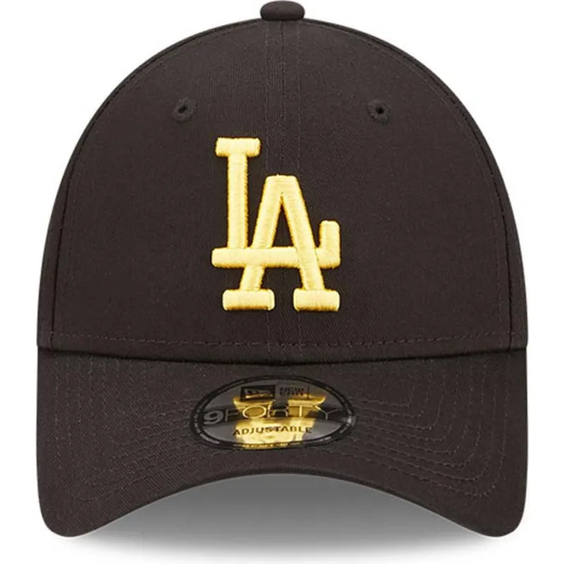 shapka-izvita-cherna-reguliruema-9forty-league-essential-na-los-angeles-dodgers-mlb-ot-new-era