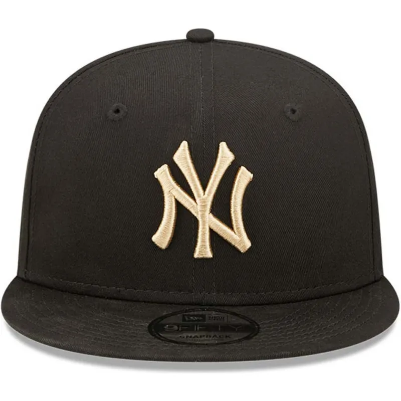 shapka-ploska-cherna-snapbek-9fifty-league-essential-na-new-york-yankees-mlb-ot-new-era