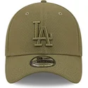 grune-gebogene-anpassbare-kappe-mit-grunem-logo-39thirty-diamond-era-der-los-angeles-dodgers-mlb-von-new-era