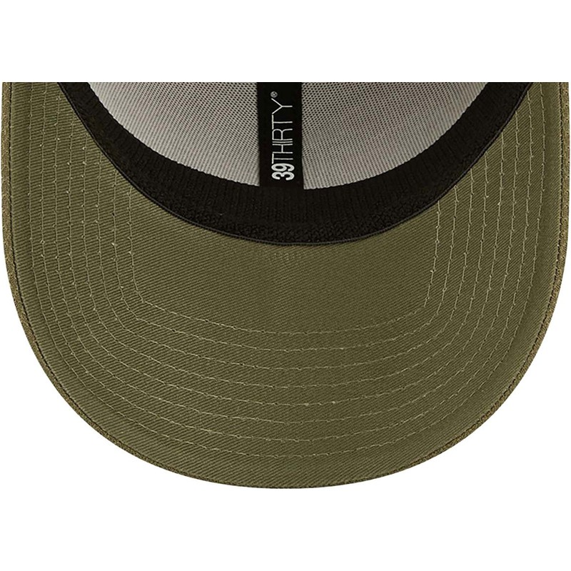 new-era-curved-brim-green-logo-39thirty-diamond-era-los-angeles-dodgers-mlb-green-fitted-cap
