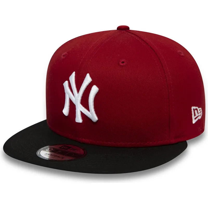 shapka-ploska-chervena-snapbek-9fifty-colour-block-na-new-york-yankees-mlb-ot-new-era