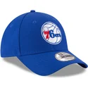 philadelphia-76ers-nba-9forty-league-verstellbare-blaue-curved-cap-von-new-era