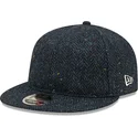 verstellbare-9fifty-tweed-flat-cap-in-marineblau-von-new-era