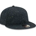 verstellbare-9fifty-tweed-flat-cap-in-marineblau-von-new-era
