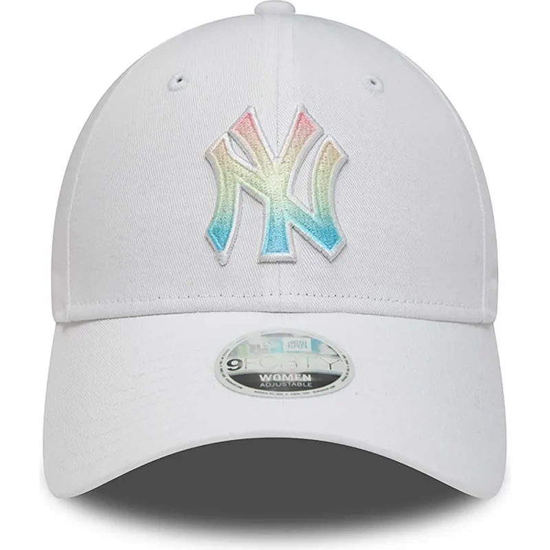 shapka-izvita-byala-reguliruem-multicolor-9forty-ombre-infill-na-new-york-yankees-mlb-ot-new-era
