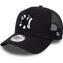 new-era-new-york-yankees-mlb-a-frame-team-camo-infill-trucker-cap-in-marineblau