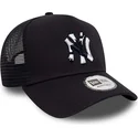 new-era-new-york-yankees-mlb-a-frame-team-camo-infill-trucker-cap-in-marineblau