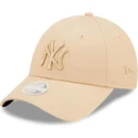 shapka-izvita-bezhov-reguliruem-9forty-league-essential-na-new-york-yankees-mlb-ot-new-era
