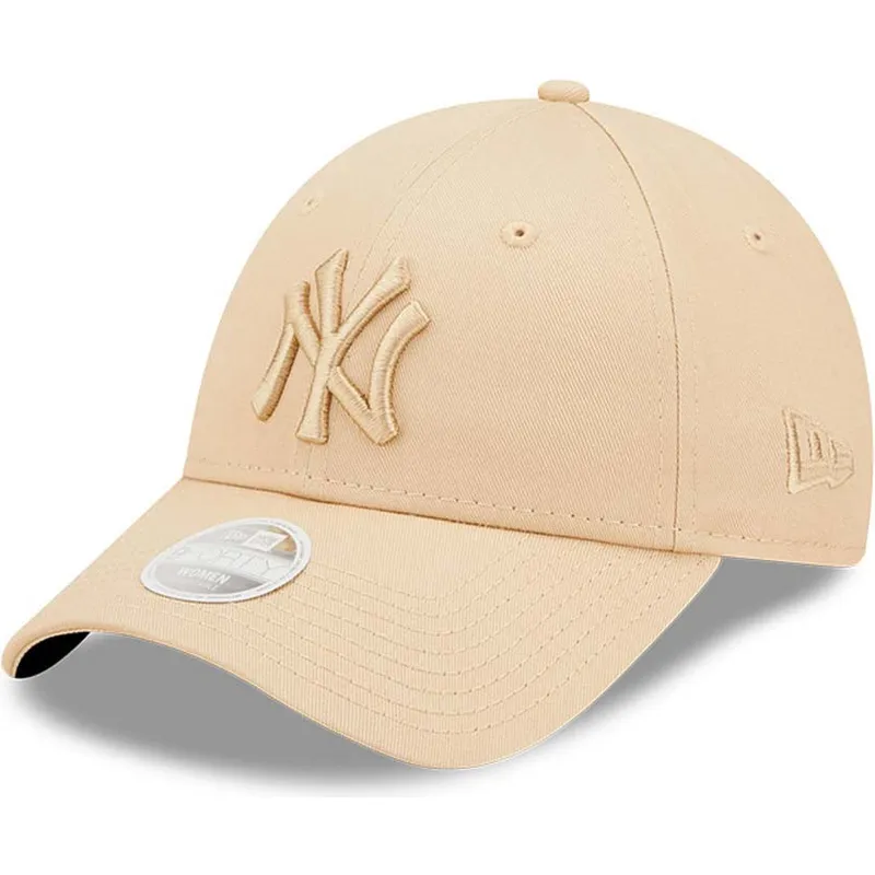 shapka-izvita-bezhov-reguliruem-9forty-league-essential-na-new-york-yankees-mlb-ot-new-era