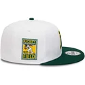 shapka-ploska-byala-snapbek-rickey-henderson-9fifty-crown-patches-na-oakland-athletics-mlb-ot-new-era