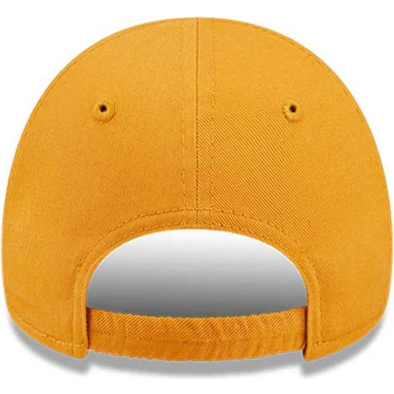 shapka-izvita-oranzhev-reguliruem-za-deca-9forty-league-essential-na-new-york-yankees-mlb-ot-new-era