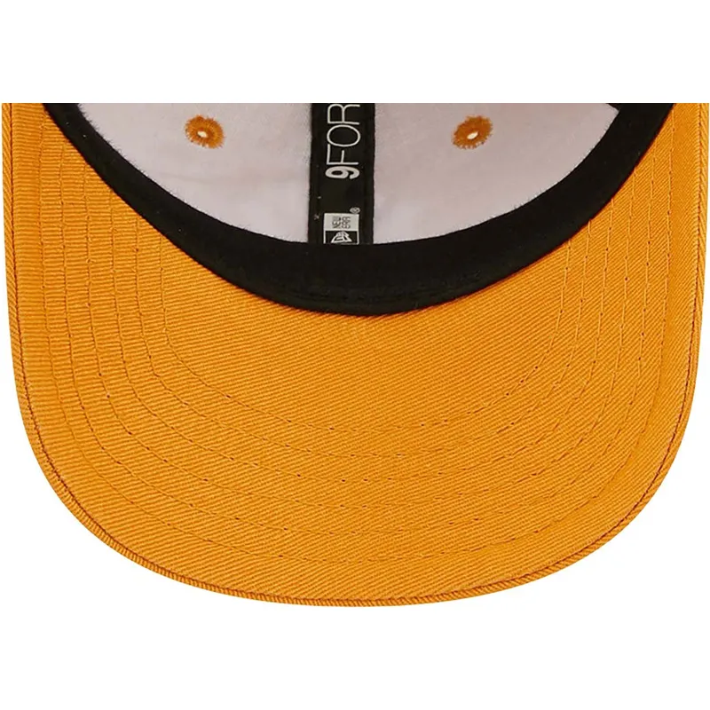 shapka-izvita-oranzhev-reguliruem-za-deca-9forty-league-essential-na-new-york-yankees-mlb-ot-new-era