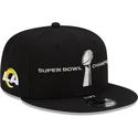 shapka-ploska-cherna-snapbek-9fifty-parade-super-bowl-champions-lvi-2022-na-los-angeles-rams-nfl-ot-new-era