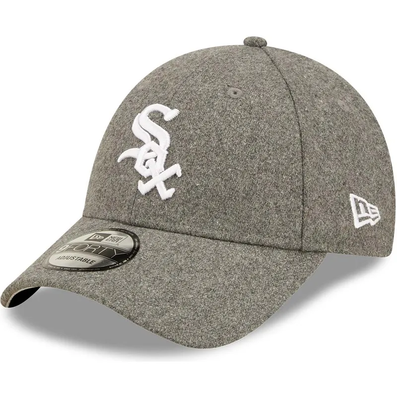 shapka-izvita-siv-reguliruem-9forty-the-league-melton-na-chicago-white-sox-mlb-ot-new-era