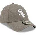 shapka-izvita-siv-reguliruem-9forty-the-league-melton-na-chicago-white-sox-mlb-ot-new-era