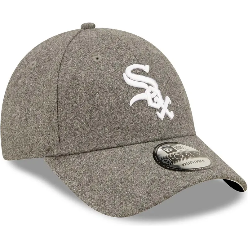 shapka-izvita-siv-reguliruem-9forty-the-league-melton-na-chicago-white-sox-mlb-ot-new-era