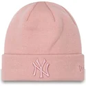 shapka-roza-rosa-cuff-metallic-na-new-york-yankees-mlb-ot-new-era