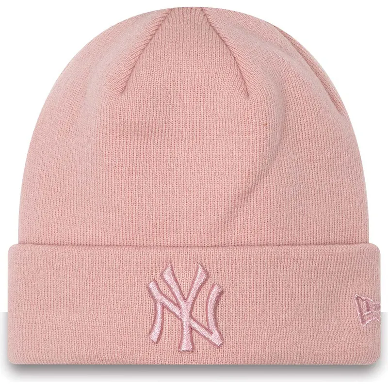 shapka-roza-rosa-cuff-metallic-na-new-york-yankees-mlb-ot-new-era
