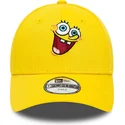 gelbe-verstellbare-kinder-cap-9forty-spongebob-schwammkopf-von-new-era