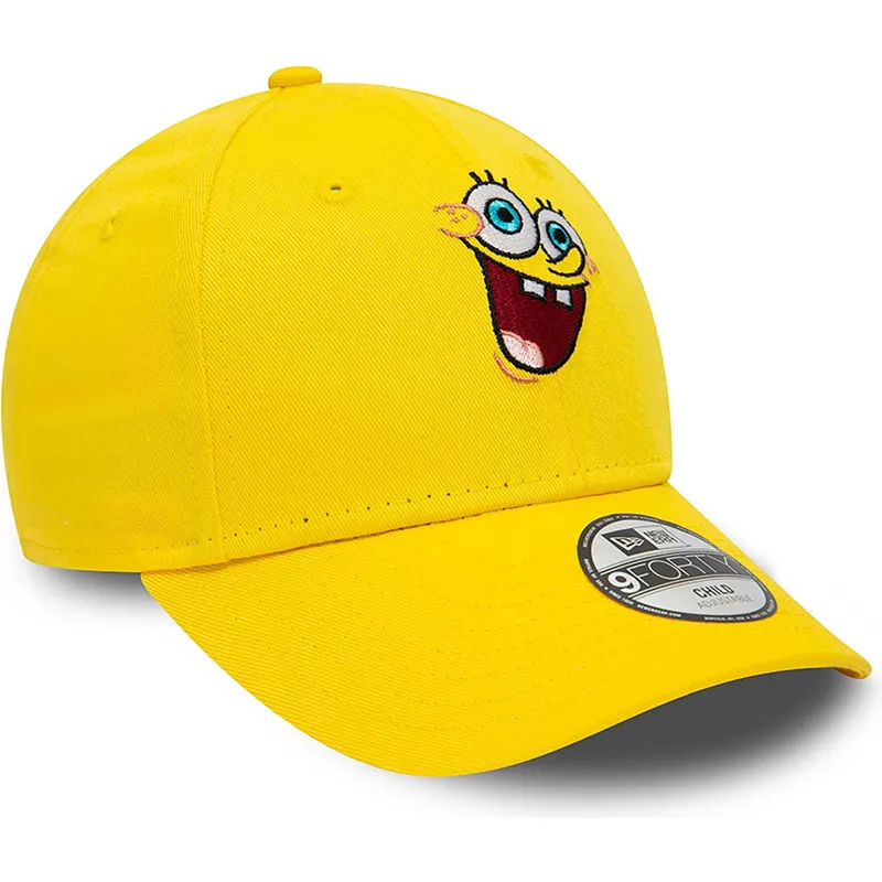 shapka-izvita-zhlt-reguliruem-za-deca-9forty-na-spongebob-ot-new-era shapka-izvita-zhlt-reguliruem-za-deca-9forty-na-spongebob-ot-new-era