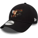 gorra-curva-negra-ajustable-9forty-de-diablo-de-tasmania-looney-tunes-de-new-era