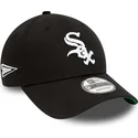 shapka-izvita-cherna-reguliruem-9forty-team-side-patch-na-chicago-white-sox-mlb-ot-new-era