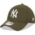 shapka-izvita-zelena-reguliruem-9forty-diamond-era-na-new-york-yankees-mlb-ot-new-era