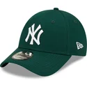 shapka-izvita-zelena-reguliruema-9forty-league-essential-na-new-york-yankees-mlb-ot-new-era