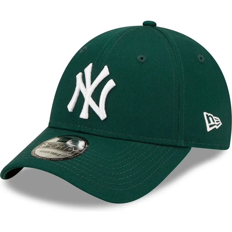 shapka-izvita-zelena-reguliruema-9forty-league-essential-na-new-york-yankees-mlb-ot-new-era