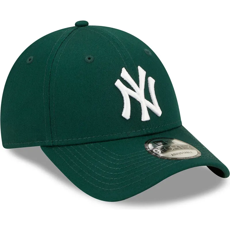 shapka-izvita-zelena-reguliruema-9forty-league-essential-na-new-york-yankees-mlb-ot-new-era