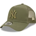shapka-izvita-traker-zelena-snapbek-a-frame-tonal-mesh-na-new-york-yankees-mlb-ot-new-era