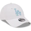 shapka-izvita-byala-reguliruem-za-deca-9forty-league-essential-na-los-angeles-dodgers-mlb-ot-new-era
