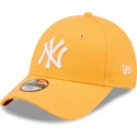 shapka-izvita-oranzhev-reguliruem-za-deca-9forty-league-essential-na-new-york-yankees-mlb-ot-new-era