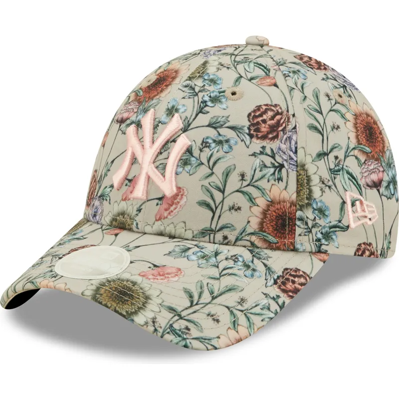 shapka-izvita-bezhov-reguliruema-9forty-all-over-print-floral-na-new-york-yankees-mlb-ot-new-era shapka-izvita-bezhov-reguliruema-9forty-all-over-print-floral-na-new-york-yankees-mlb-ot-new-era