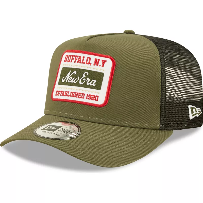 new-era-buffalo-new-york-a-frame-state-patch-green-trucker-hat