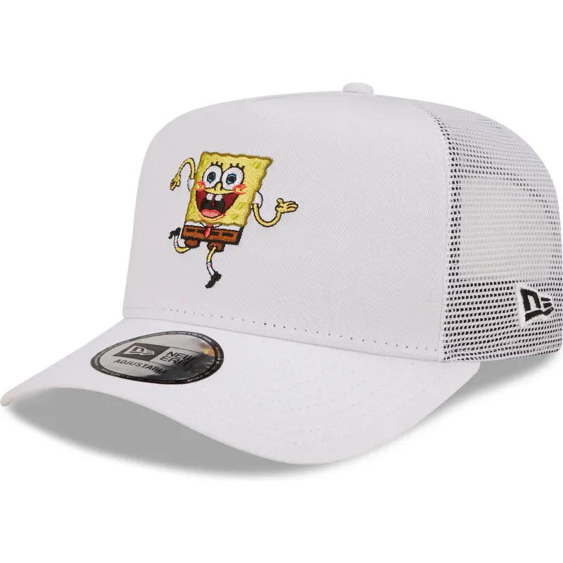 shapka-izvita-traker-byala-snapbek-a-frame-na-spongebob-ot-new-era